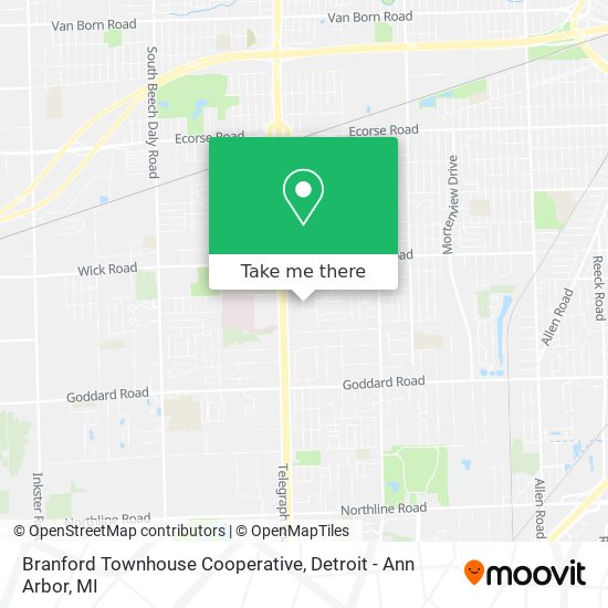 Branford Townhouse Cooperative map