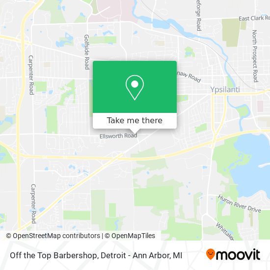 Mapa de Off the Top Barbershop