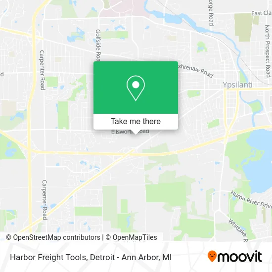 Harbor Freight Tools map