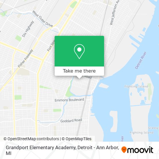 Mapa de Grandport Elementary Academy