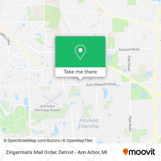 Zingerman's Mail Order map