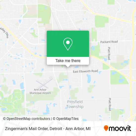 Zingerman's Mail Order map