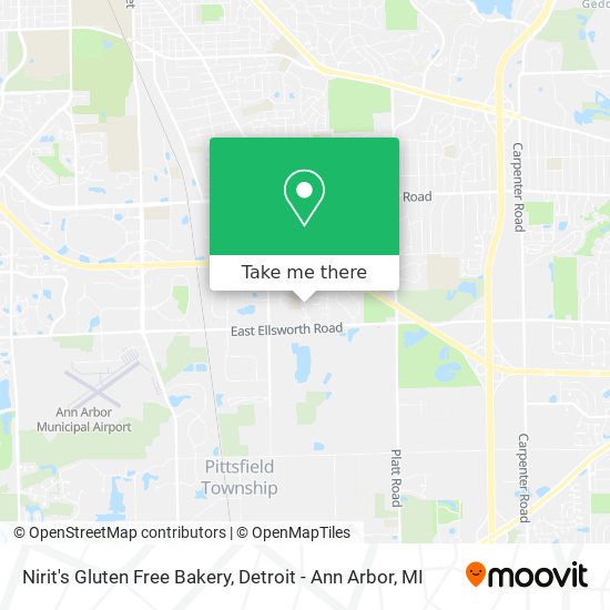 Nirit's Gluten Free Bakery map