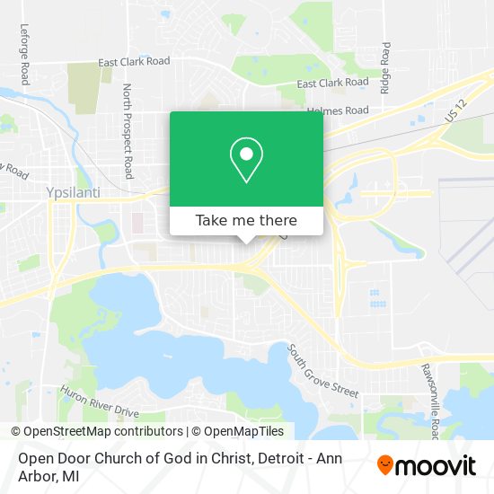 Mapa de Open Door Church of God in Christ