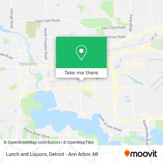 Mapa de Lunch and Liquors