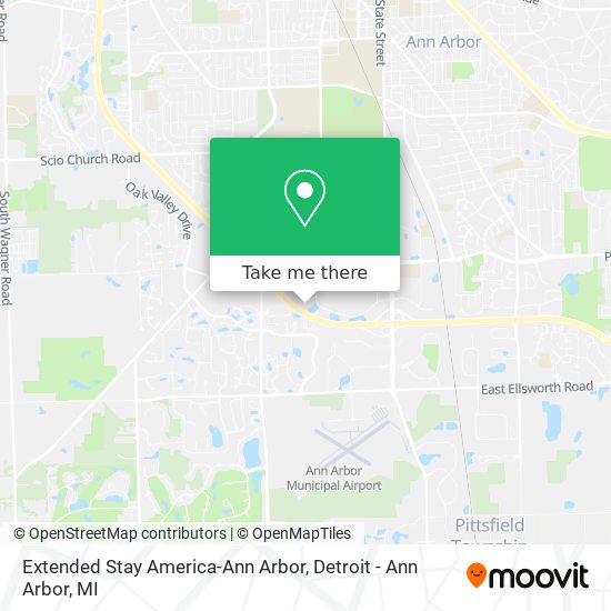 Mapa de Extended Stay America-Ann Arbor