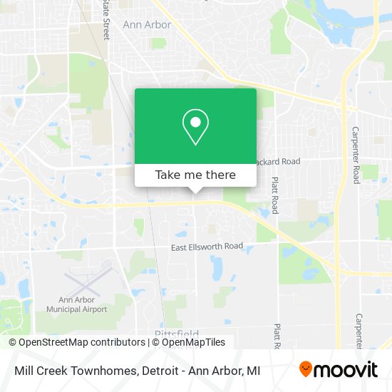 Mapa de Mill Creek Townhomes