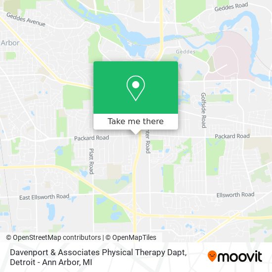 Mapa de Davenport & Associates Physical Therapy Dapt