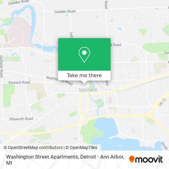 Mapa de Washington Street Apartments