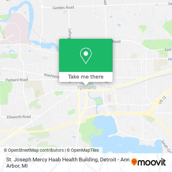 Mapa de St. Joseph Mercy Haab Health Building