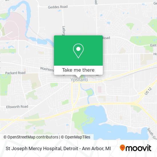 Mapa de St Joseph Mercy Hospital