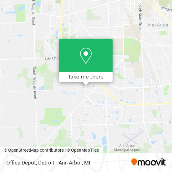 Mapa de Office Depot