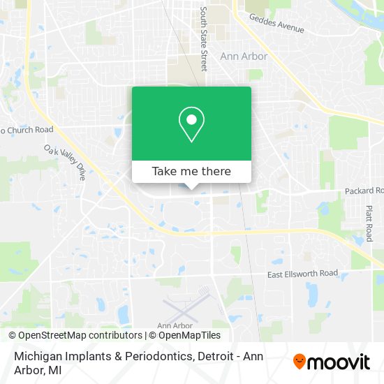 Michigan Implants & Periodontics map