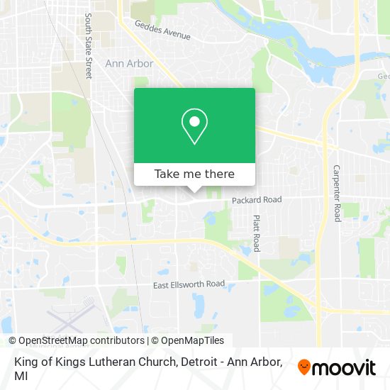 Mapa de King of Kings Lutheran Church