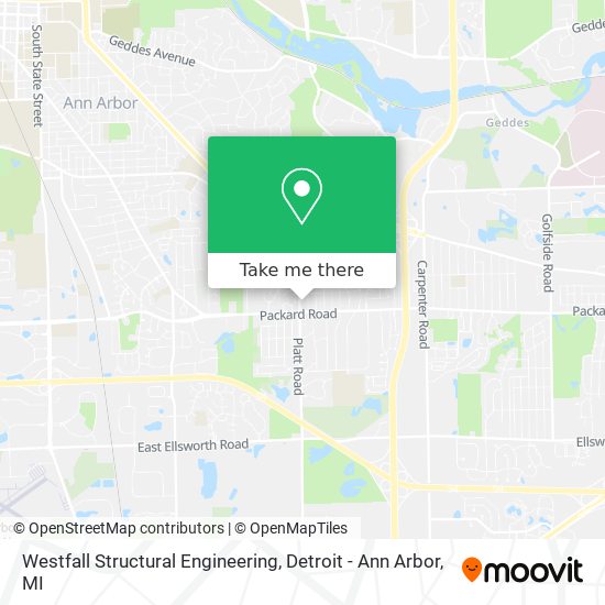 Westfall Structural Engineering map