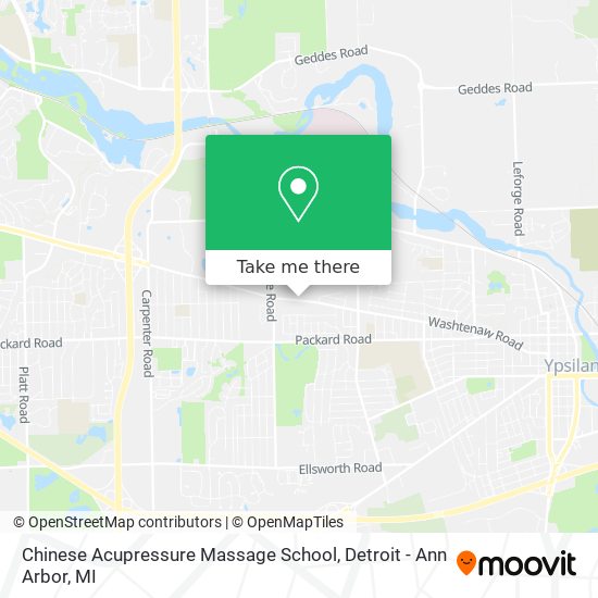 Chinese Acupressure Massage School map