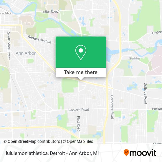 lululemon athletica map