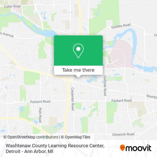 Washtenaw County Learning Resource Center map