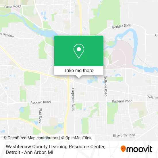 Washtenaw County Learning Resource Center map