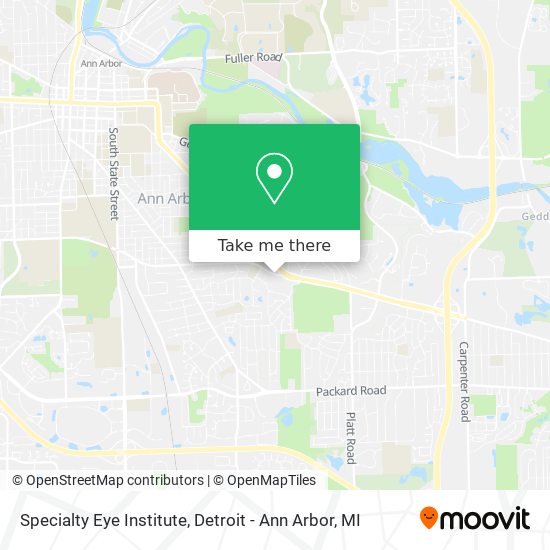 Specialty Eye Institute map