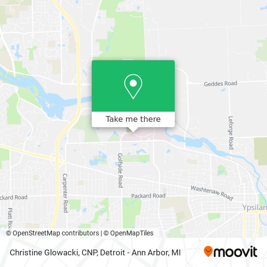 Mapa de Christine Glowacki, CNP