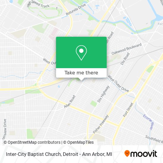 Inter-City Baptist Church map