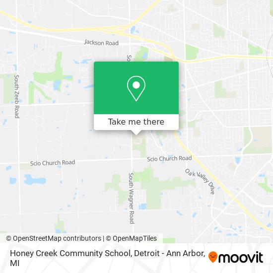 Mapa de Honey Creek Community School