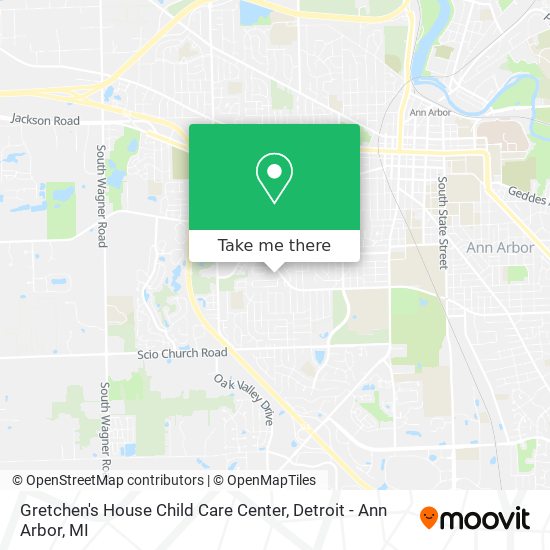 Gretchen's House Child Care Center map