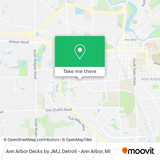 Ann Arbor Decks by JMJ map