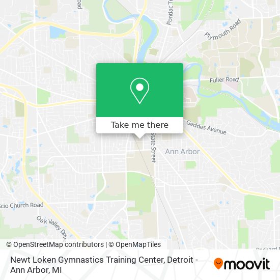 Mapa de Newt Loken Gymnastics Training Center