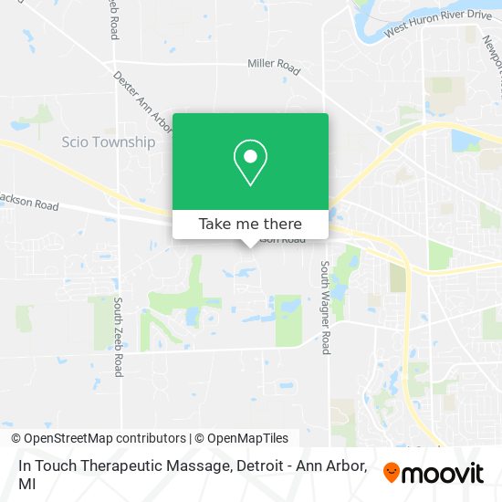 In Touch Therapeutic Massage map