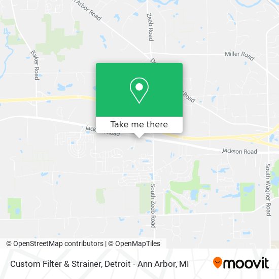 Custom Filter & Strainer map