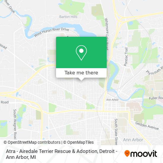 Atra - Airedale Terrier Rescue & Adoption map