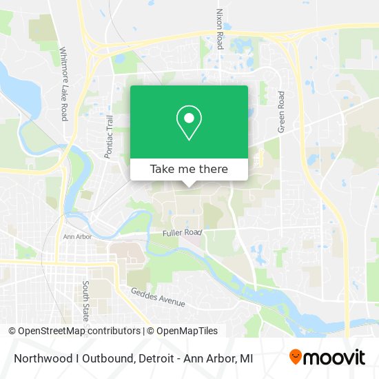Northwood I Outbound map