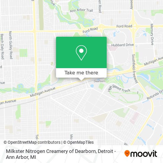 Milkster Nitrogen Creamery of Dearborn map