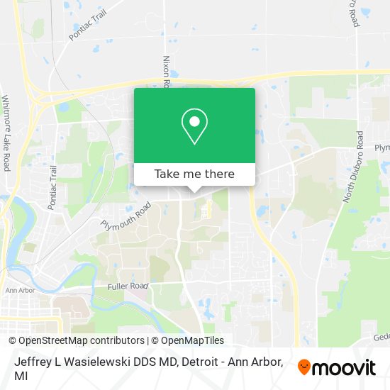 Mapa de Jeffrey L Wasielewski DDS MD