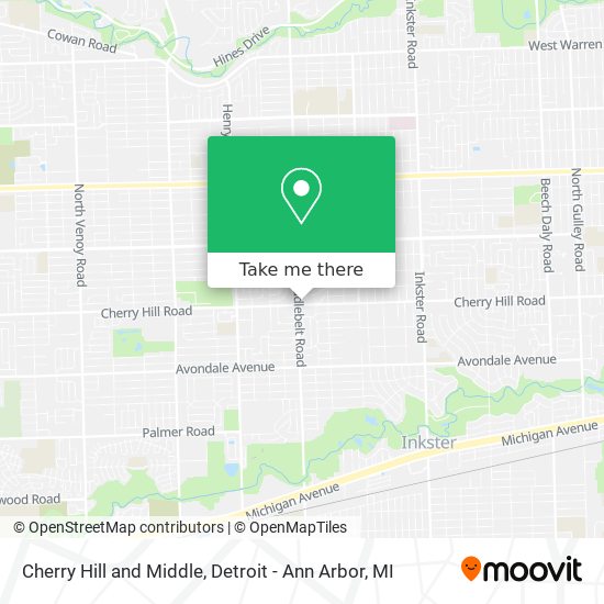 Mapa de Cherry Hill and Middle