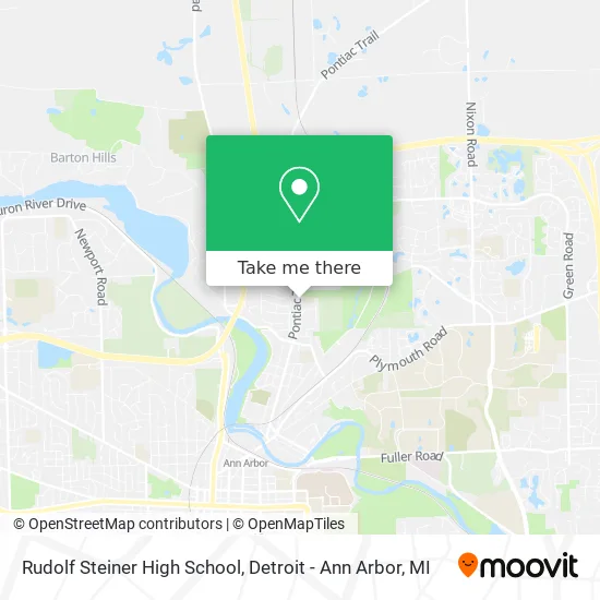 Rudolf Steiner High School map