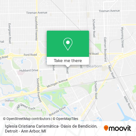 Iglesia Cristiana Carismática- Oásis de Bendición map