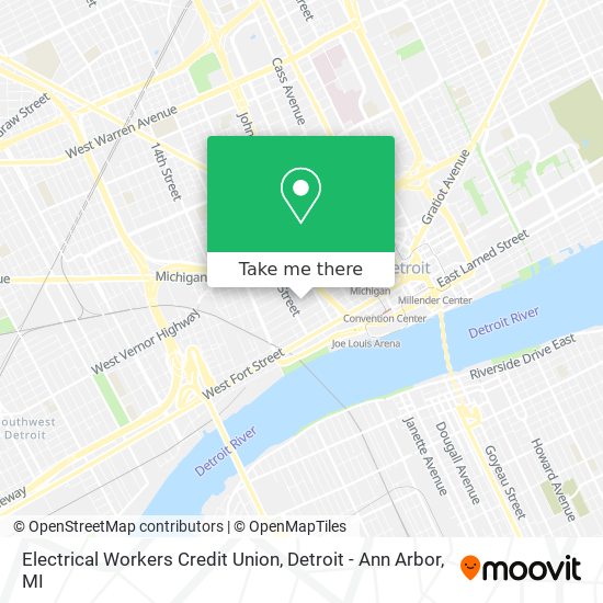 Electrical Workers Credit Union map