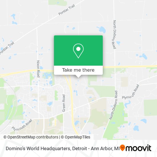 Domino's World Headquarters map