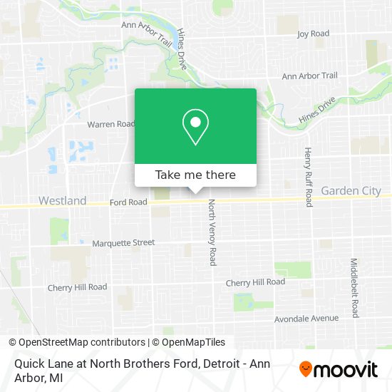 Mapa de Quick Lane at North Brothers Ford