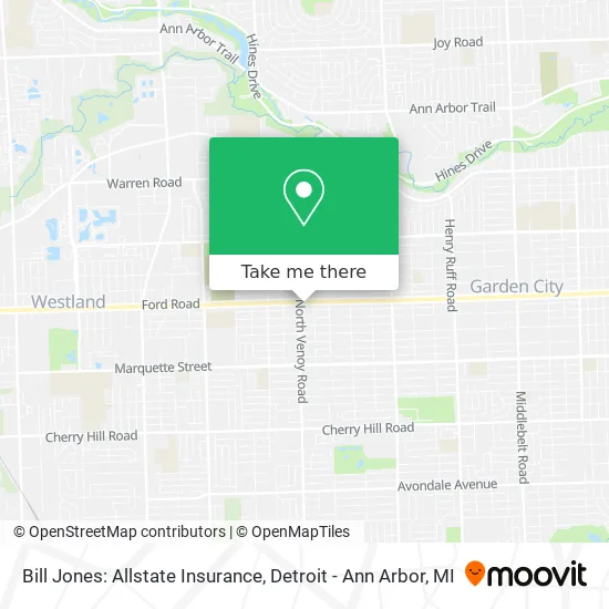 Bill Jones: Allstate Insurance map