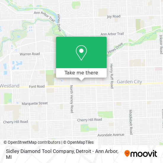 Sidley Diamond Tool Company map