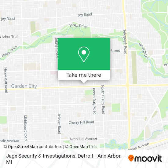 Jagx Security & Investigations map