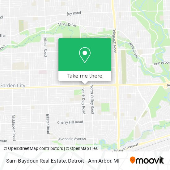 Sam Baydoun Real Estate map