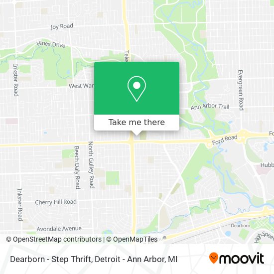 Mapa de Dearborn - Step Thrift
