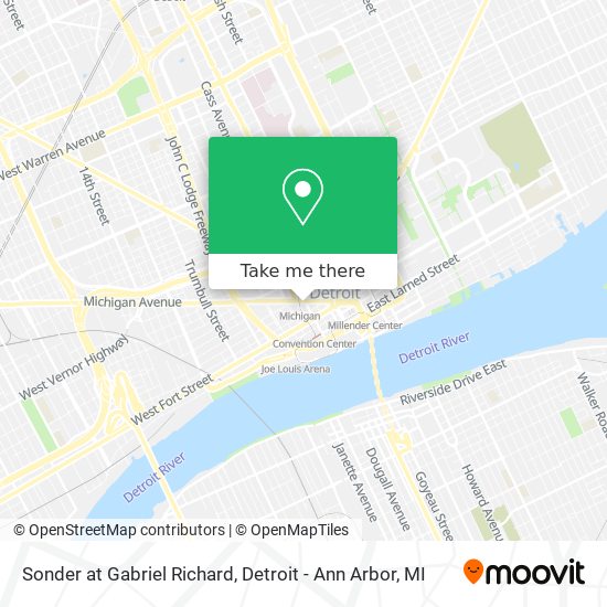 Sonder at Gabriel Richard map