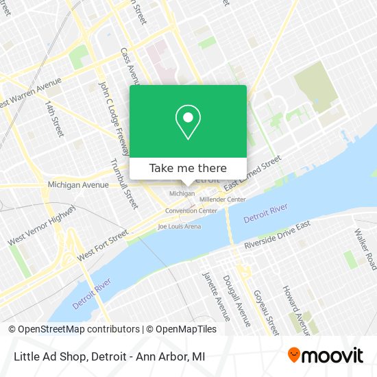Mapa de Little Ad Shop