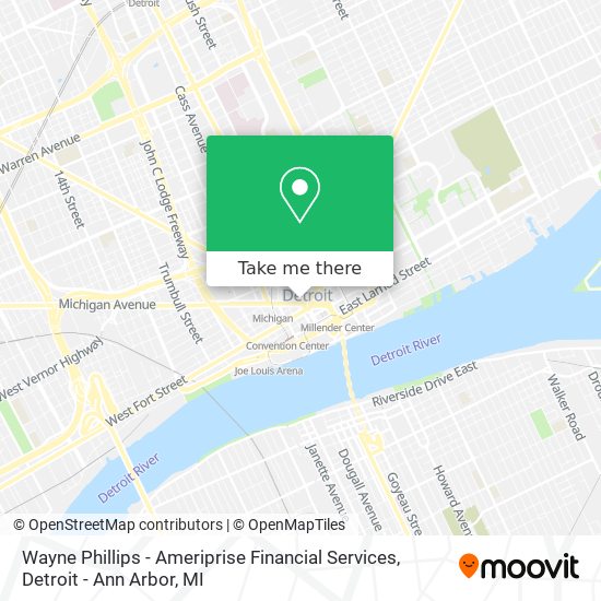 Wayne Phillips - Ameriprise Financial Services map